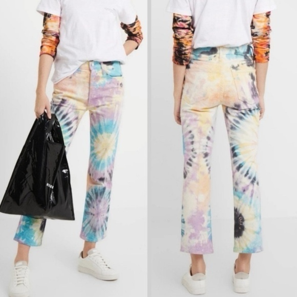 MOTHER Multicolor‎ Tie-Dye Jeans